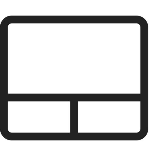 Touchpad Computer Device Laptop Technology Free Png Icon (black)