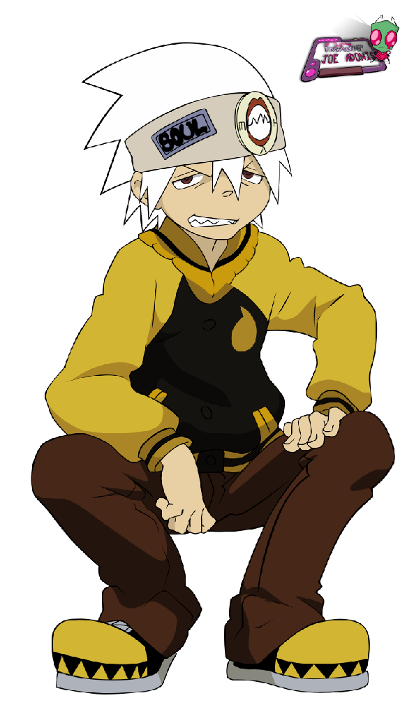 Soul Eater Png Transparent Picture (black, white, orange, maroon)