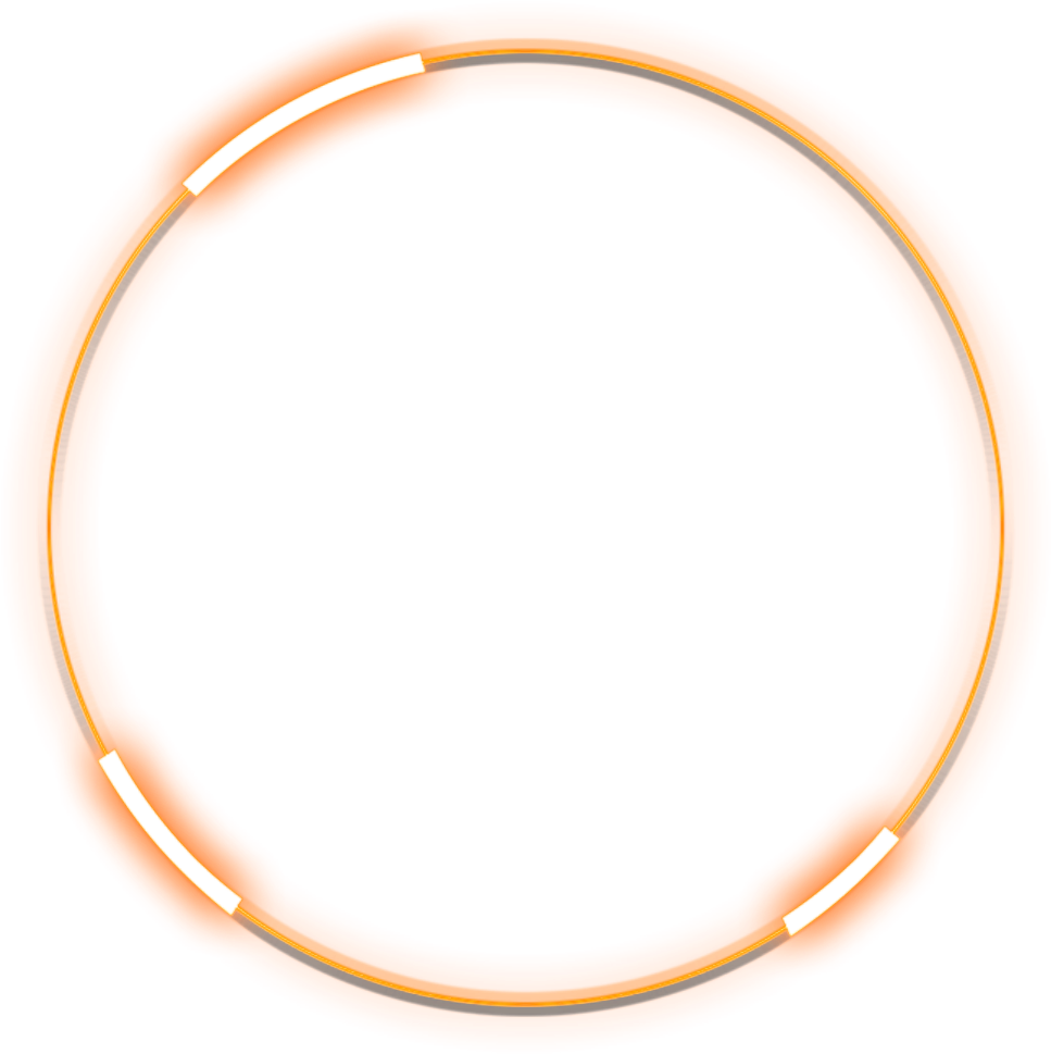 Round Orange Frame (chocolate, black)