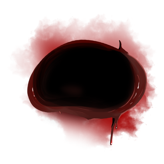 Wound Png Image (maroon, black)