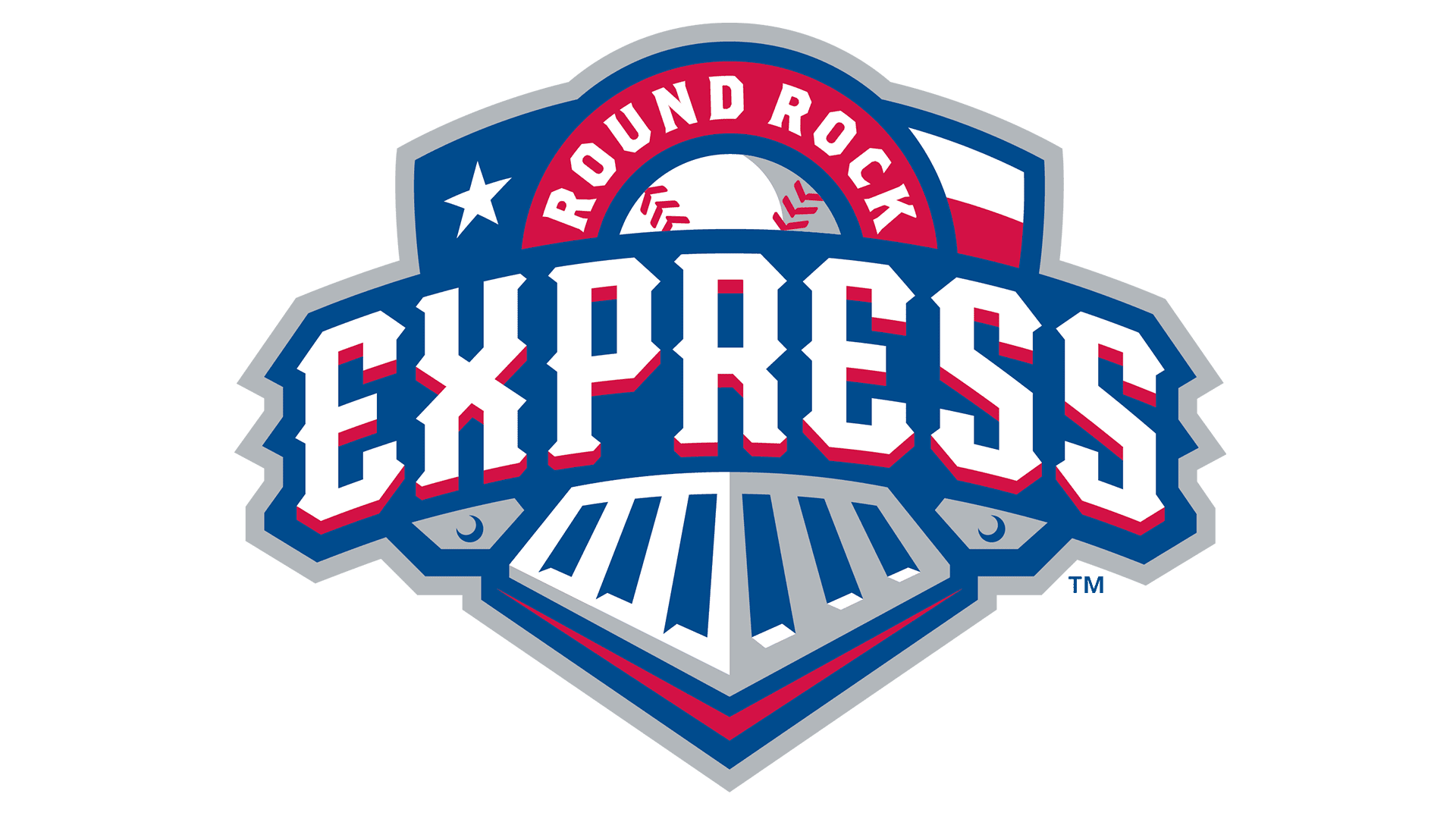 Round Rock Express Png Hd (gray, teal, white)