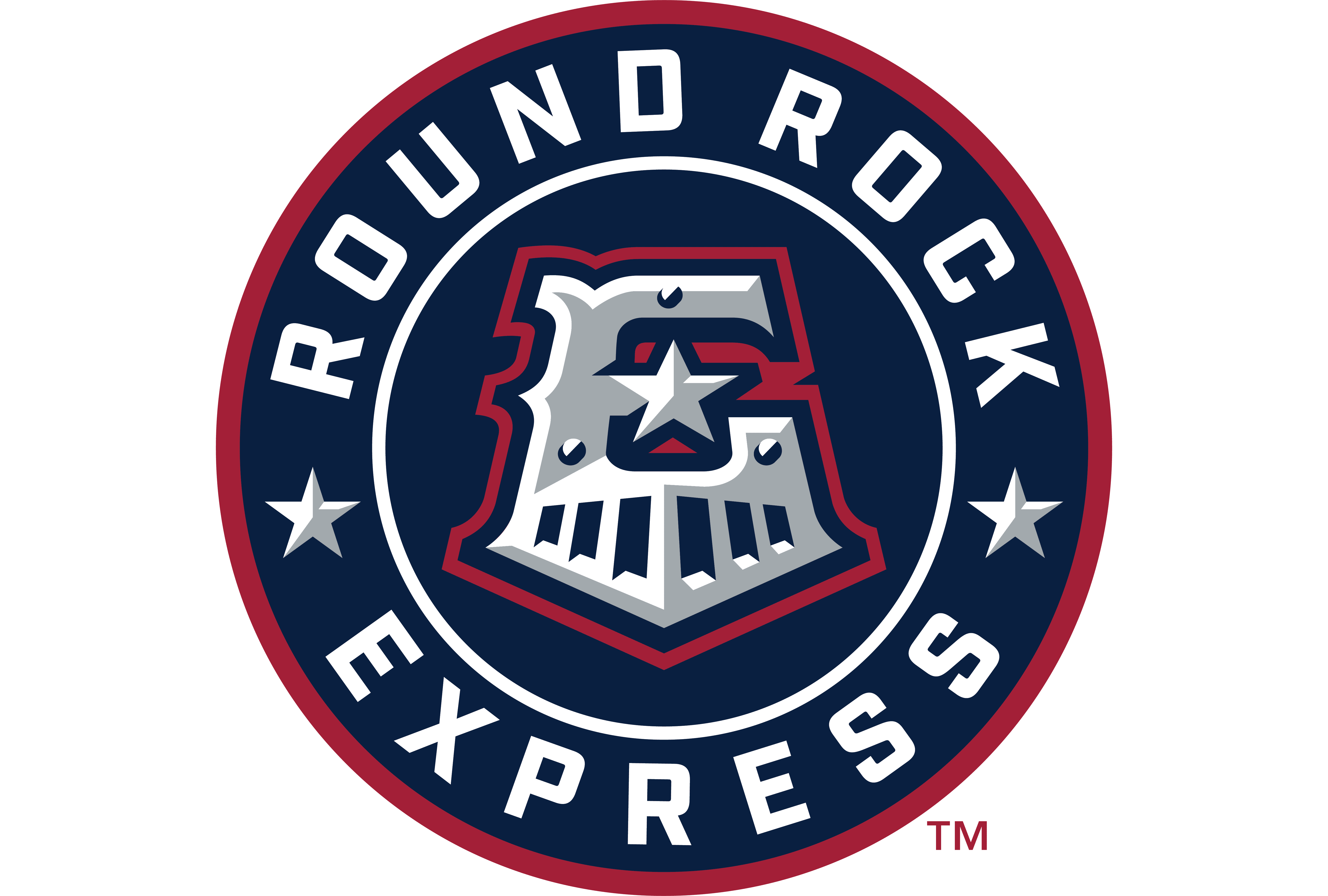 Round Rock Express Png Pic (gray, black, white)