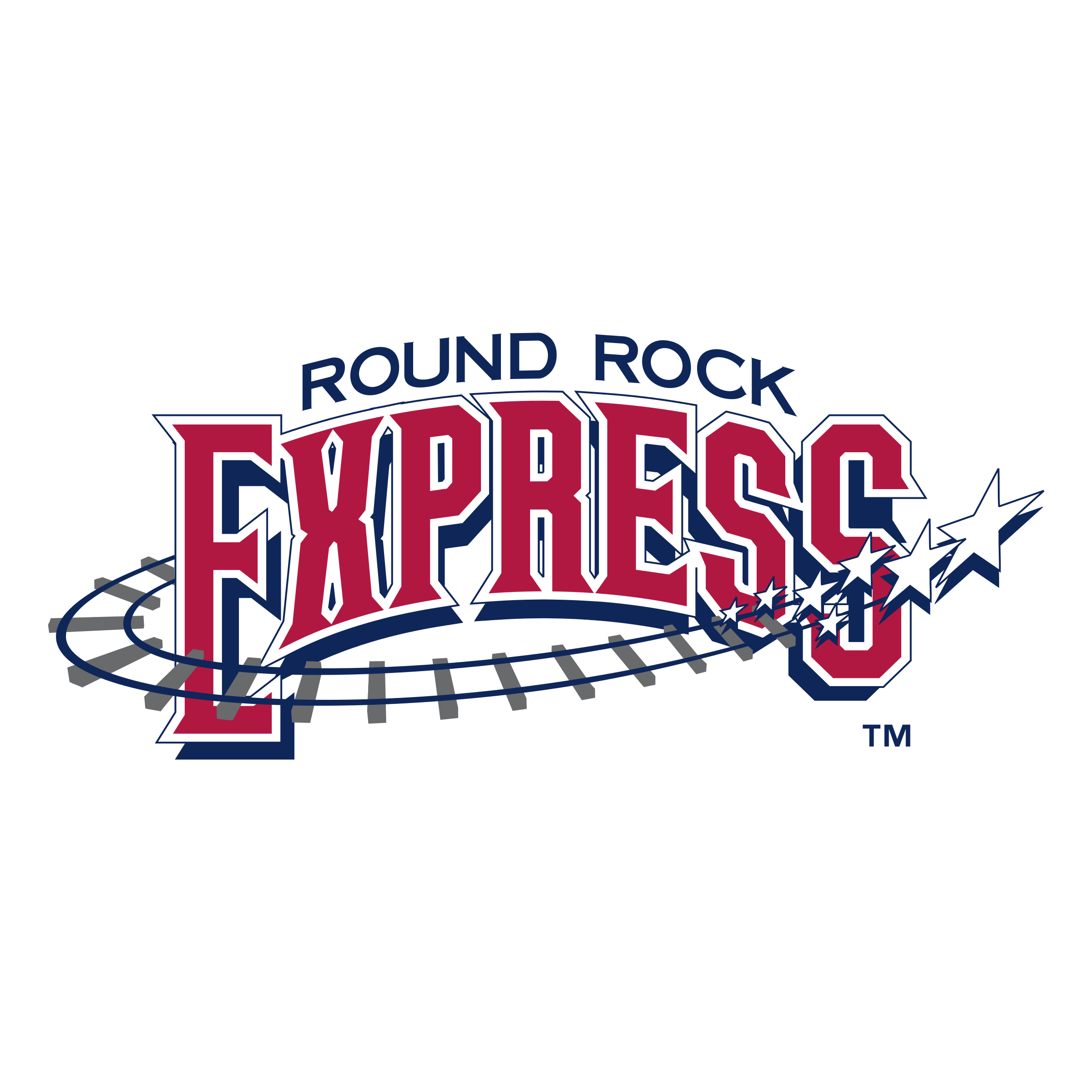 Round Rock Express Png (purple, black, maroon)