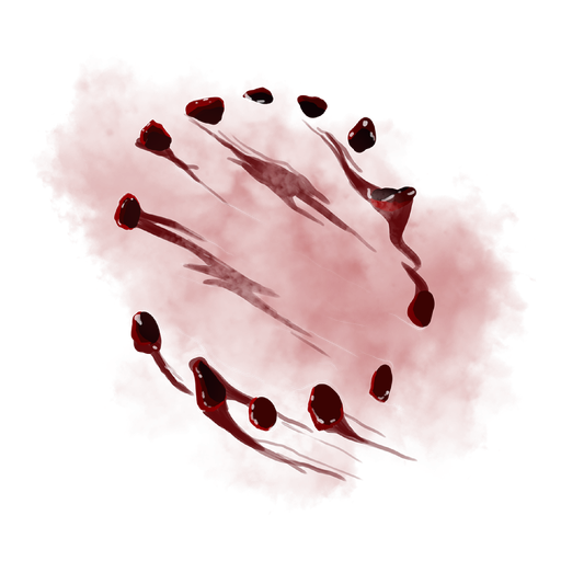 Wound Transparent Png (maroon, black)