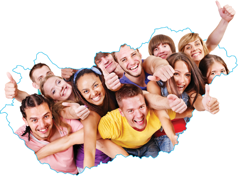 Young People Group Png File (greenish blue, white)