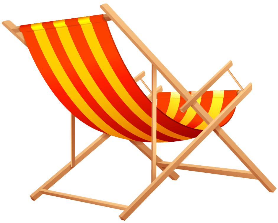 Lounger Png Pic (gold, gray, red)