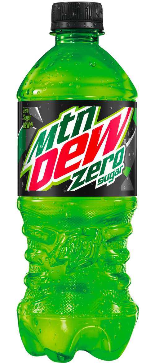 Mountain Dew Bottle Png Photo (green, gray)