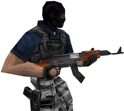 Counter Strike 1.6 Png Isolated File (black)