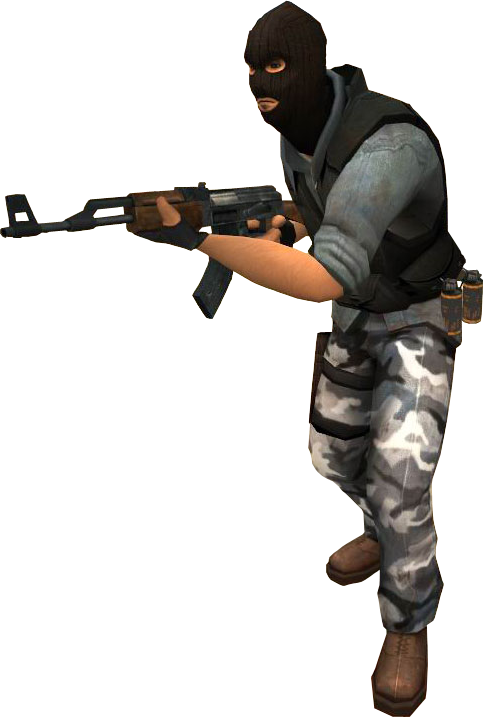 Counter Strike Png File (black, white)