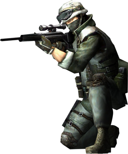 Counter Strike Png Isolated Image (black)