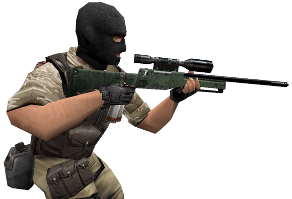 Counter Strike Soldier Png Picture (black)