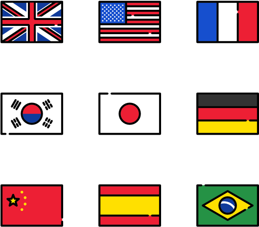 Country Flags Alphabetical Order Png Pic (teal, gold, white, black, red)