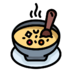 Soup Pottage Broth Food Bowl Dish Icon Pngpath Free Nobackground Png Icon Download (gray, lavender, black, pink)