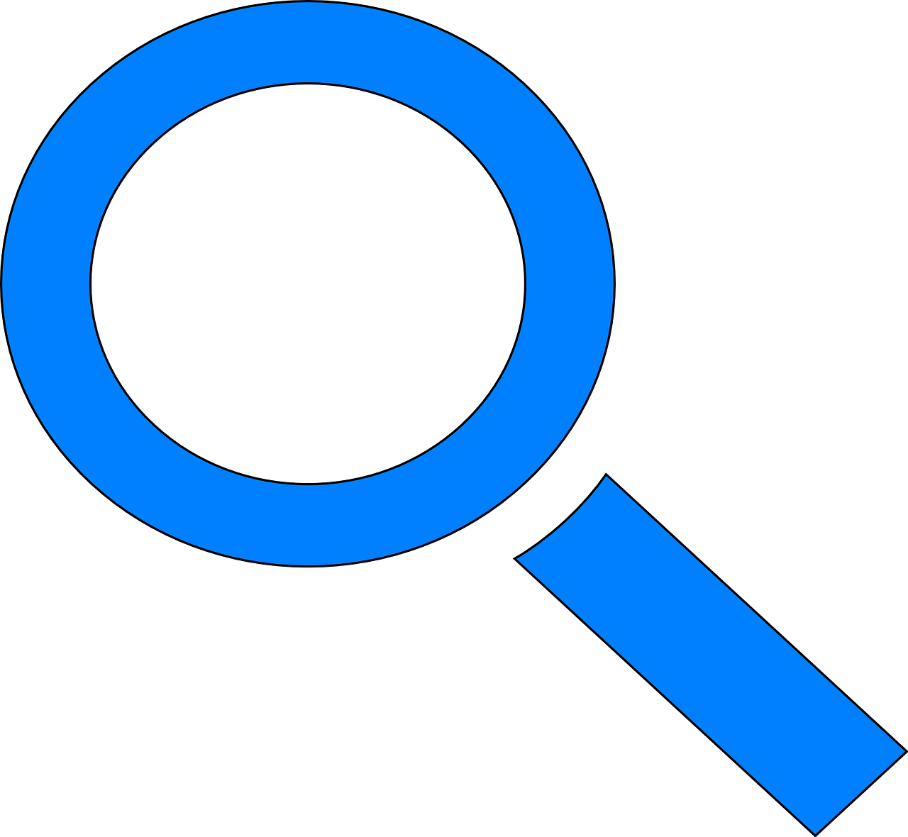 Loupe Transparent Png (blue, greenish blue, black)