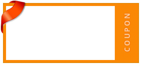 Coupon Transparent Background (orange, beige, white)