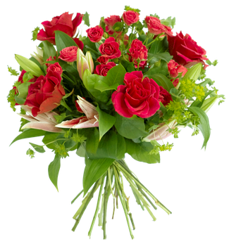 Bouquet Png Isolated File (black)