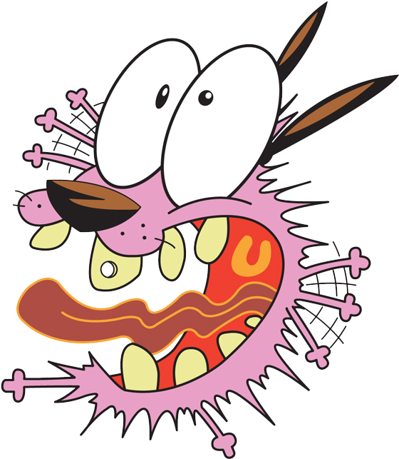 Courage The Cowardly Dog Png Photos (plum, chocolate, pink, black, white)