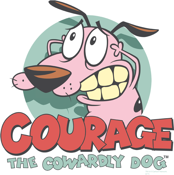 Courage The Cowardly Dog Png Picture (chocolate, pink, white, black, silver)