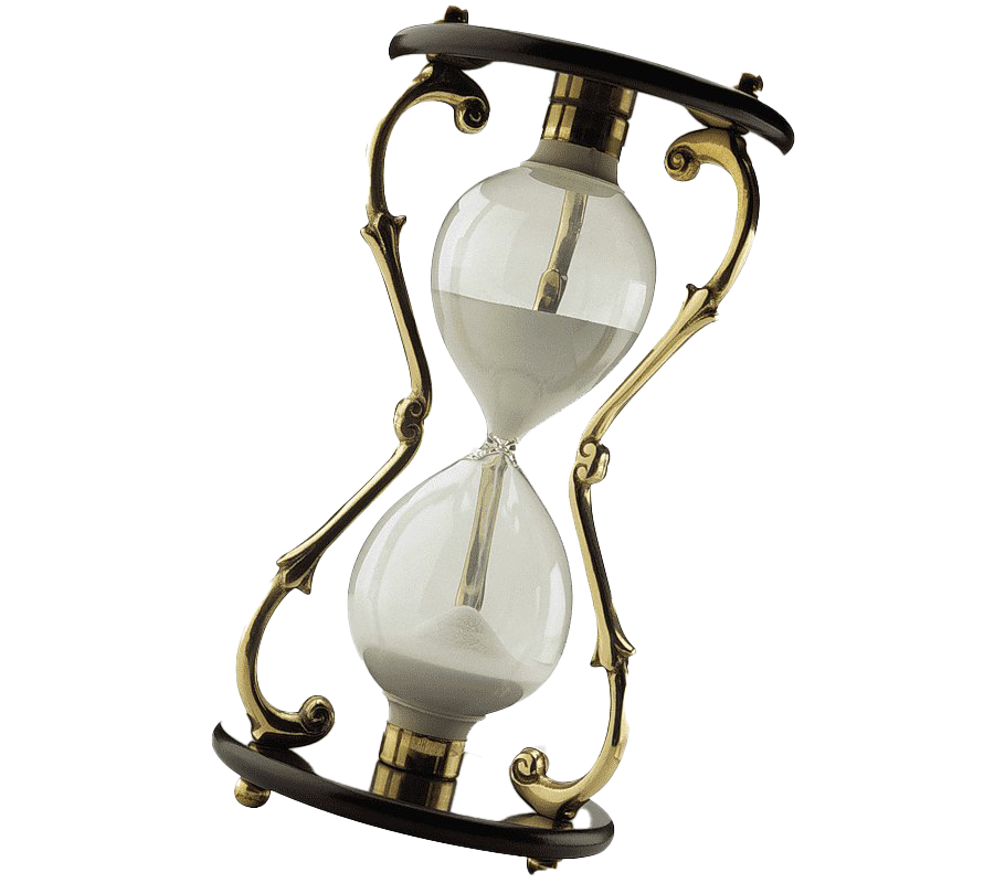 Hourglass Png Image Hd (black, white, silver)