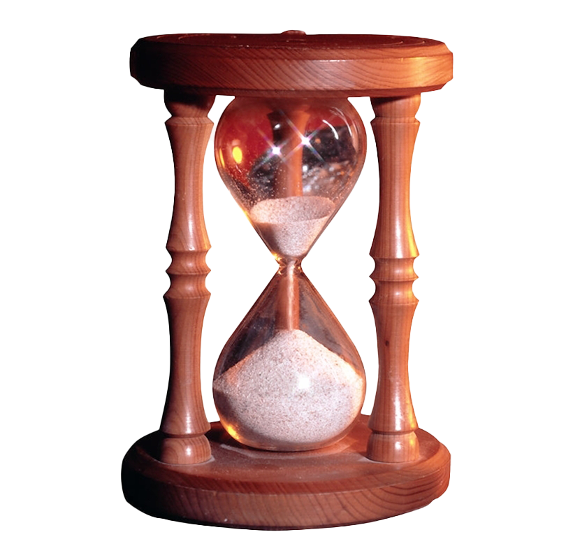 Hourglass Png Pic (black, white)