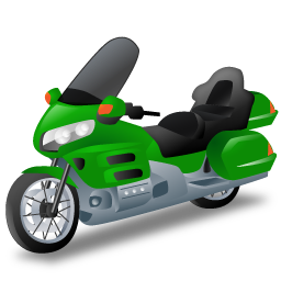 Touringmotorcycle Green Icon Free Nobackground Png Icon Download (green, black)