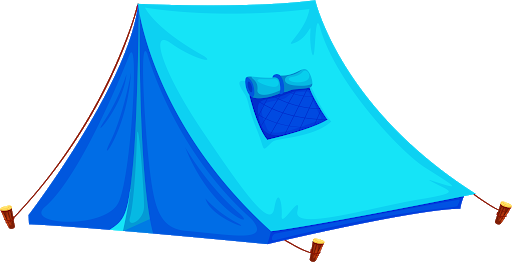 Tourist Camp Tent Png Clipart (greenish blue, black, teal)