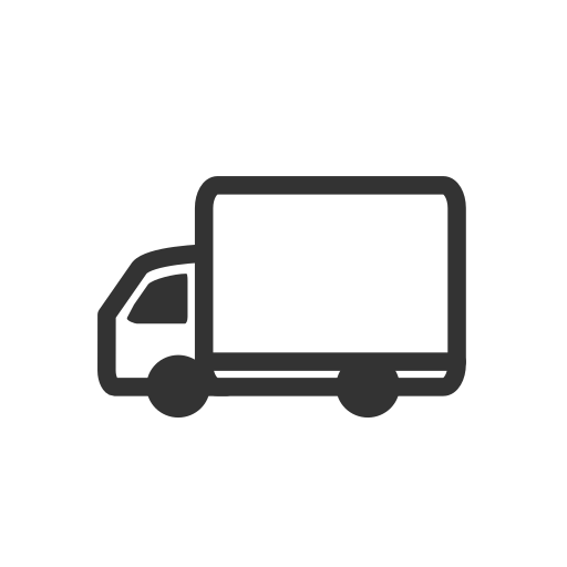 Courrier Truck Delivery Transport Vehicle Icon Free Png Icon Download (black, white)