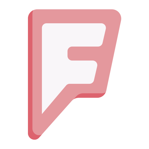 Foursquare Apps Platform Icon Free Nobackground Png Icon Download (salmon, black, white)