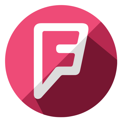 Foursquare Logo Icon Free Nobackground Png Icon Download (salmon, white, maroon, black, purple)