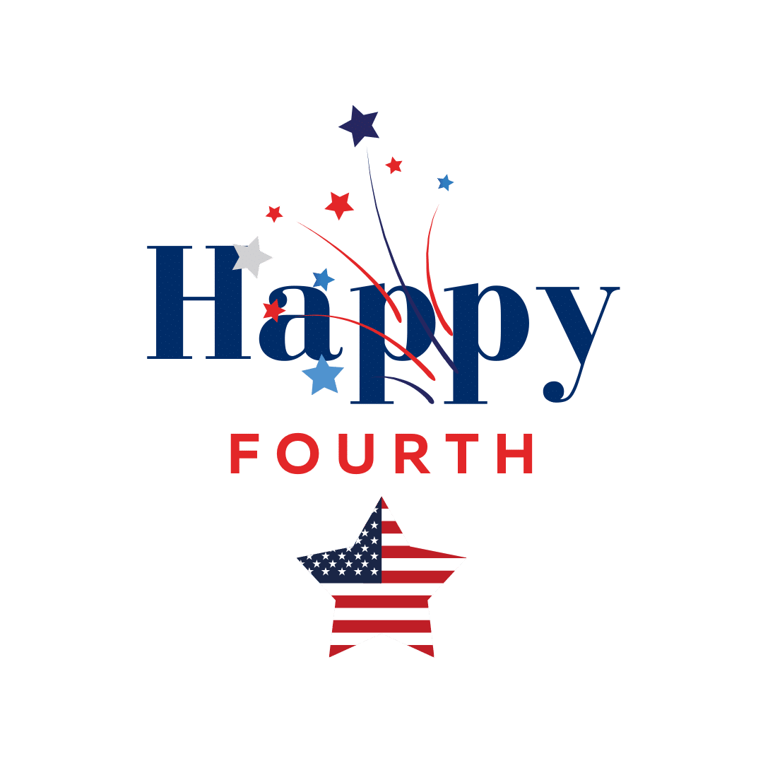 Fourth Of July Png Isolated Image (gray, navy)