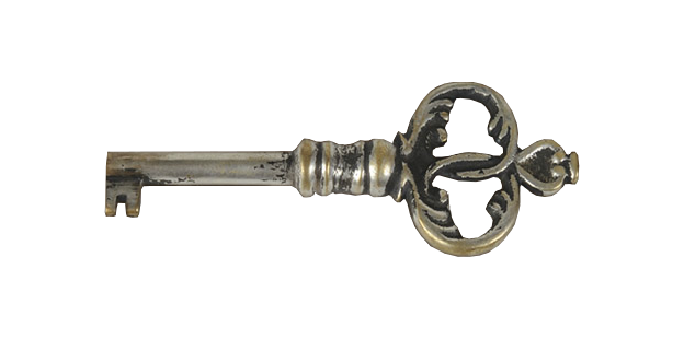 House Silver Key Png Photos (gray, black)