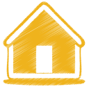 House Home Free Nobackground Png Icon Download (orange, black, white)