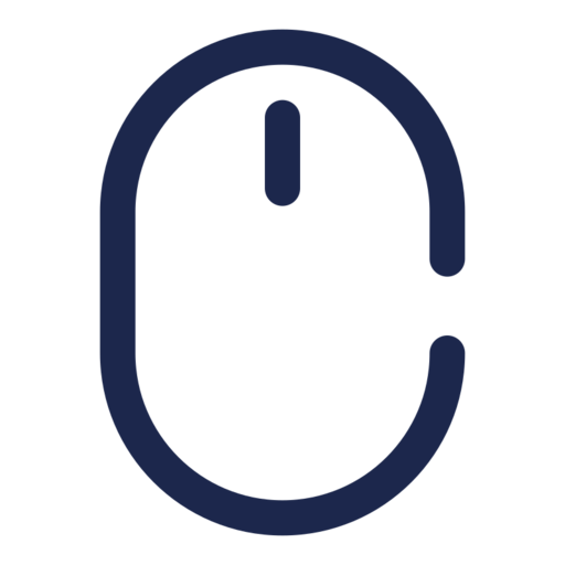 Mouse Minimalistic Free Transparent Png Icon Download (navy, black)