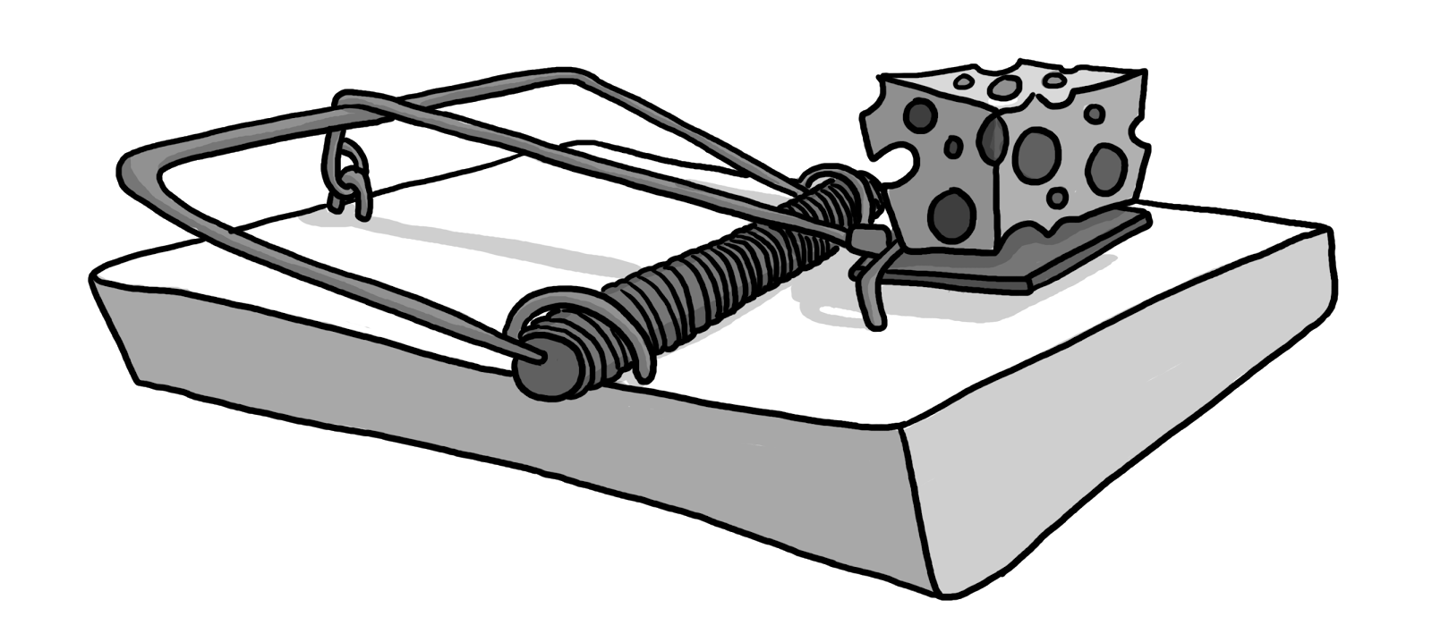 Mousetrap Png File (white, silver, black)