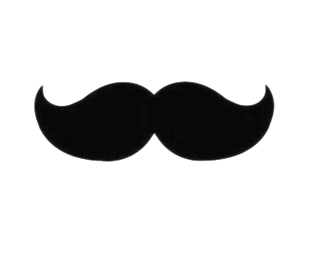 Moustache Png Pic (black, white)