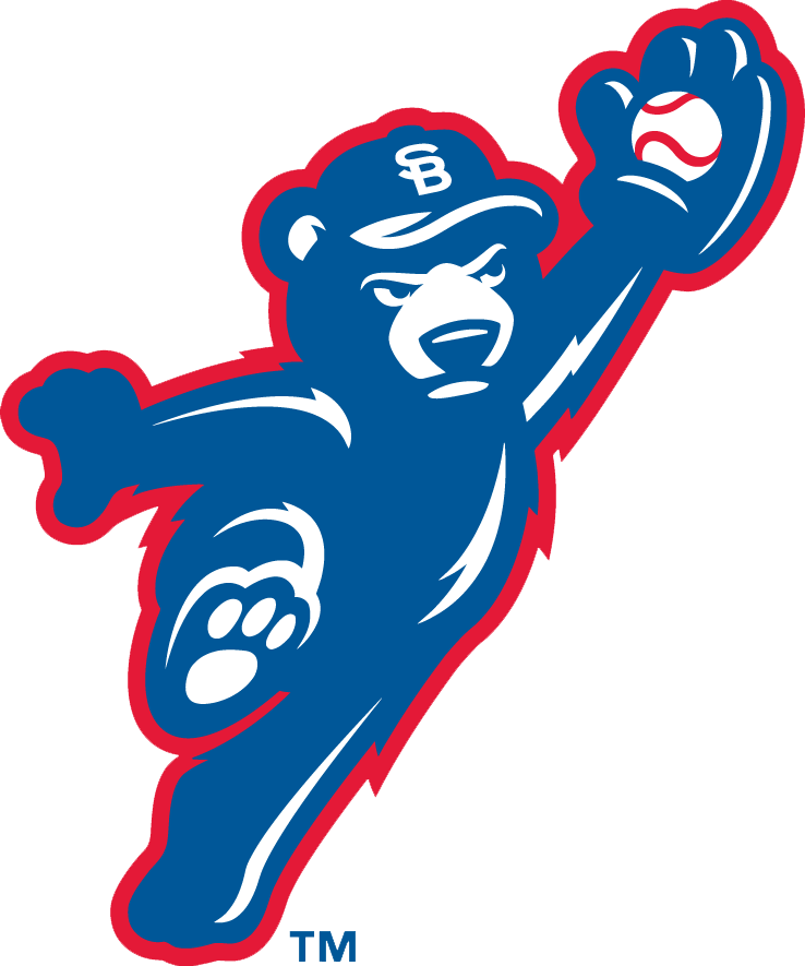 South Bend Cubs Png Hd (white, teal)