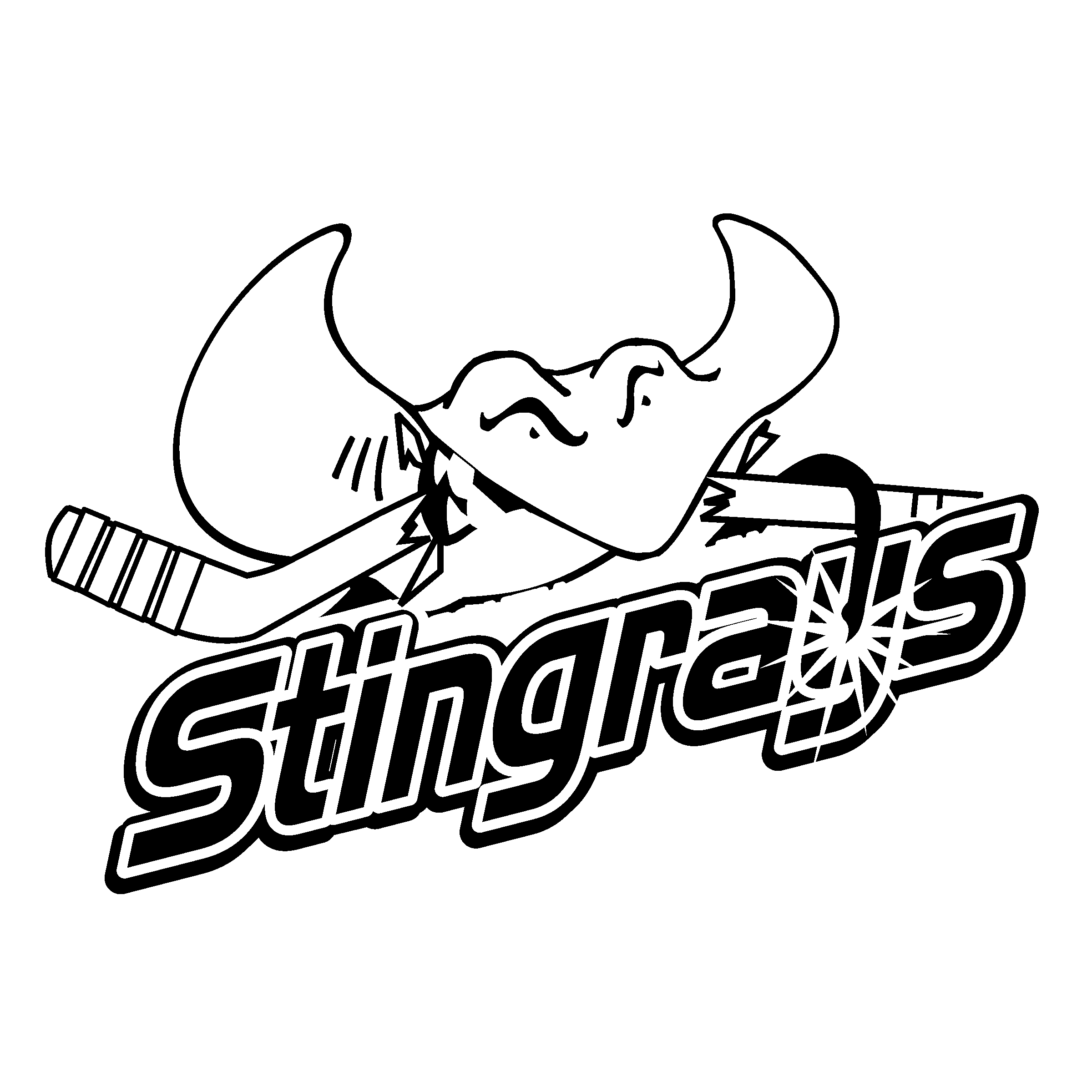 South Carolina Stingrays Png File (black, silver, lavender, white)