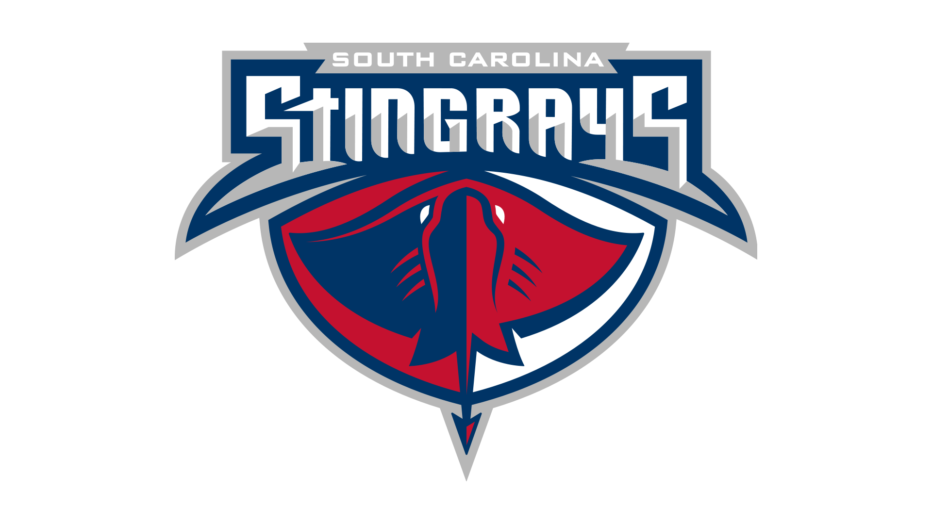 South Carolina Stingrays Png Image (navy, red, lavender, white, silver)