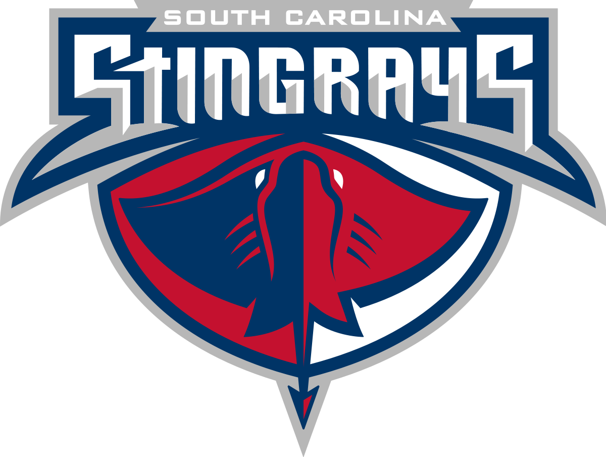 South Carolina Stingrays Png Photo (black, navy, red, white)