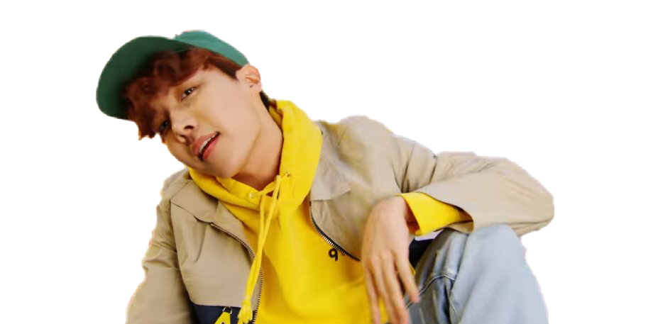 South Korean Bts J Hope Png File (white, silver)