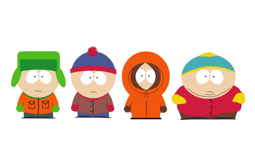 South Park Png Clipart (pink, red, white, black, chocolate)