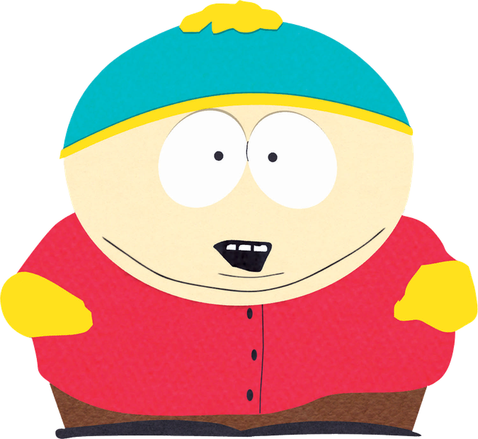 South Park Transparent Background (gold, white, black, beige, greenish blue)