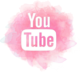 Youtube Logo Png Pic (black, salmon, white)