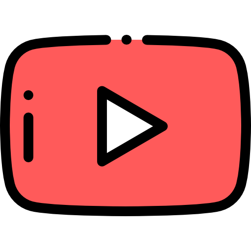 Youtube Logo Png Transparent (white, black, salmon, chocolate, silver)