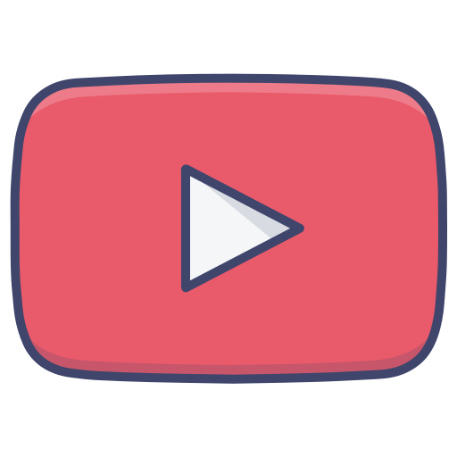 Youtube Video Logo Brand Icon Free Png Icon Download (indigo, salmon, black, white)