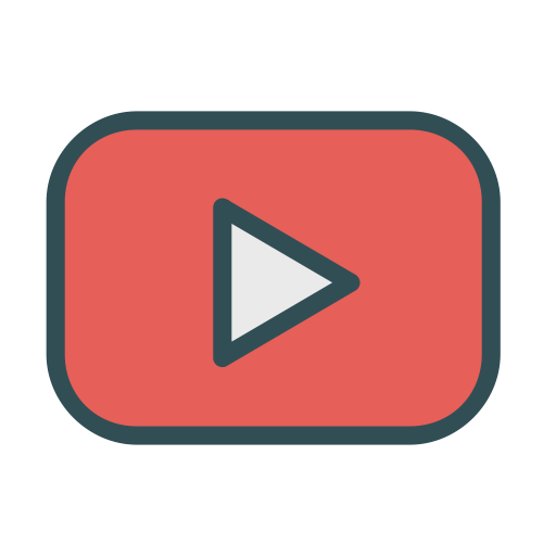 Youtube Video Social Media Play Icon Free Transparent Png Icon Download (salmon, black, gray, lavender, teal)