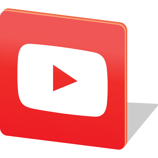 Youtubessocialmedialogo Free Png Icon Download (red, salmon, black, white)