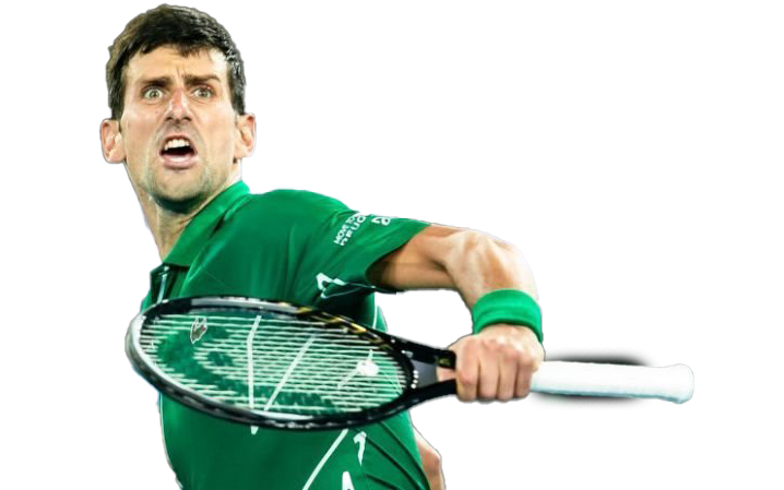 Novak Djokovic Png Hd (green, white)