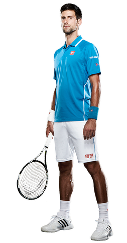 Novak Djokovic Png Image (white, silver, lavender, black)