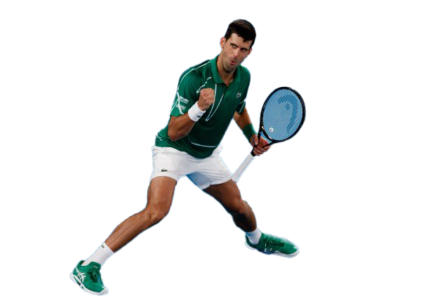 Novak Djokovic Png Isolated Pic (white, lavender, black)